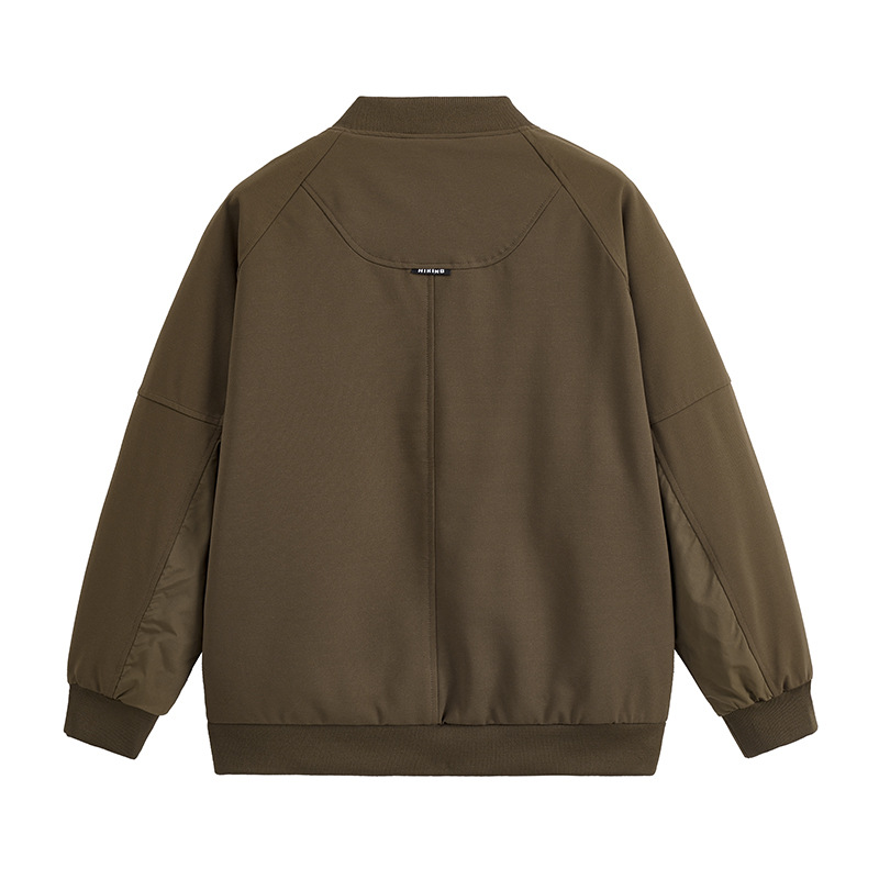 Nouveau col de baseball, veste décontractée pour hommes à la mode et tendance printemps-automne, décoration de poche en trois dimensions,_voghion.com
