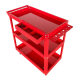 Ruichi Three-Layer Steering Brake Wheel Hand Push Parts Car Auto Repair Storage Movable Tool Cart Processing and Customization