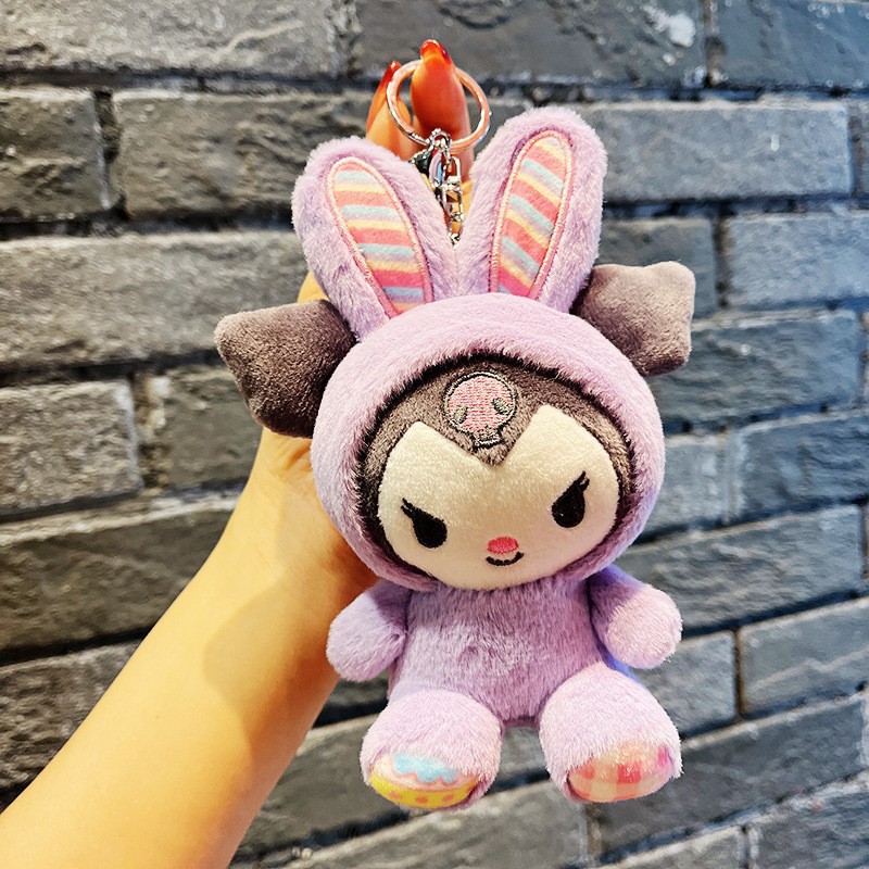ぬいぐるみのかわいいアクセサリーのぬいぐるみのペンダント卸売りのおもちゃの子供のかばんの漫画の子供の鍵は子供の機械をつかみます。