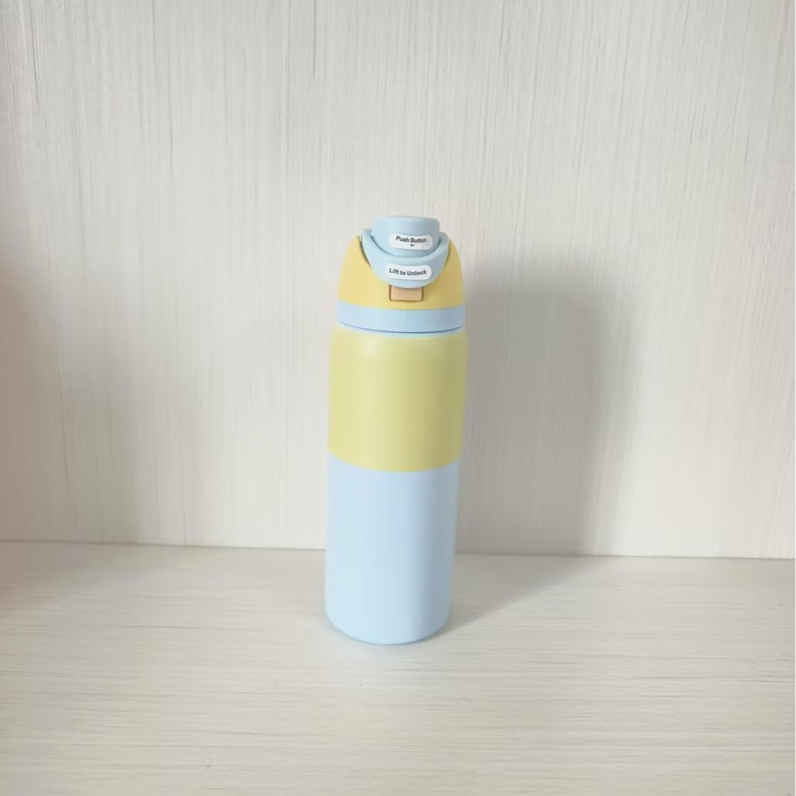 Vaso Aislado de Acero Inoxidable 304 Estilo Owala de Amazon con Asa, Botella de Agua Deportiva, Vaso de Doble Uso, Vaso para Agua, Regalo