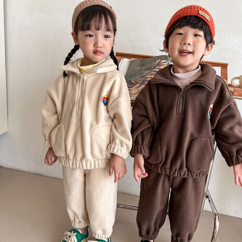 Children's long-sleeved T-shirt wool pull-up pure cotton girls half turtleneck bottoming shirt  new autumn and winter boy baby t