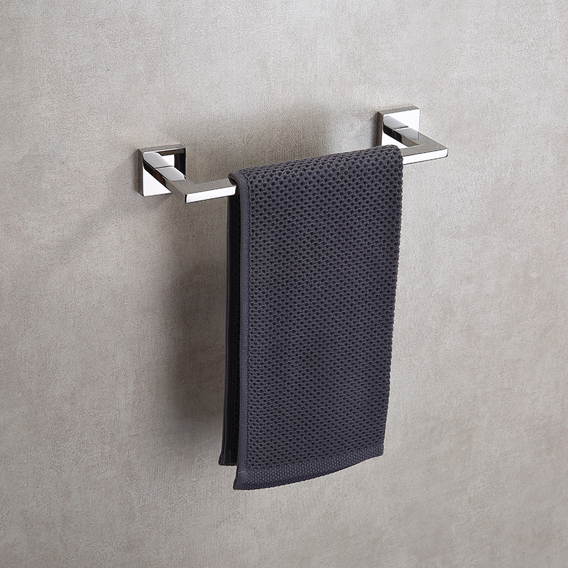 亮光304不锈钢毛巾架浴室卫生间毛巾杆纸巾架厕所壁挂毛巾环挂件