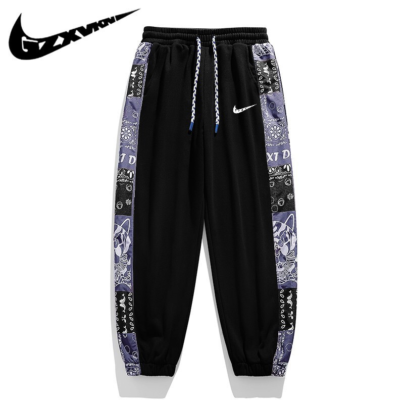 Men's 2026 Spring Pants Trendy Brand Student Outdoor Sports Casual Pants Couple Style Loose Jogger Sweatpants Women Men's 2026 Spring Pants Trendy Brand Student Outdoor Sports Casual Pants Couple Style Loose Jogger Sweatpants Women