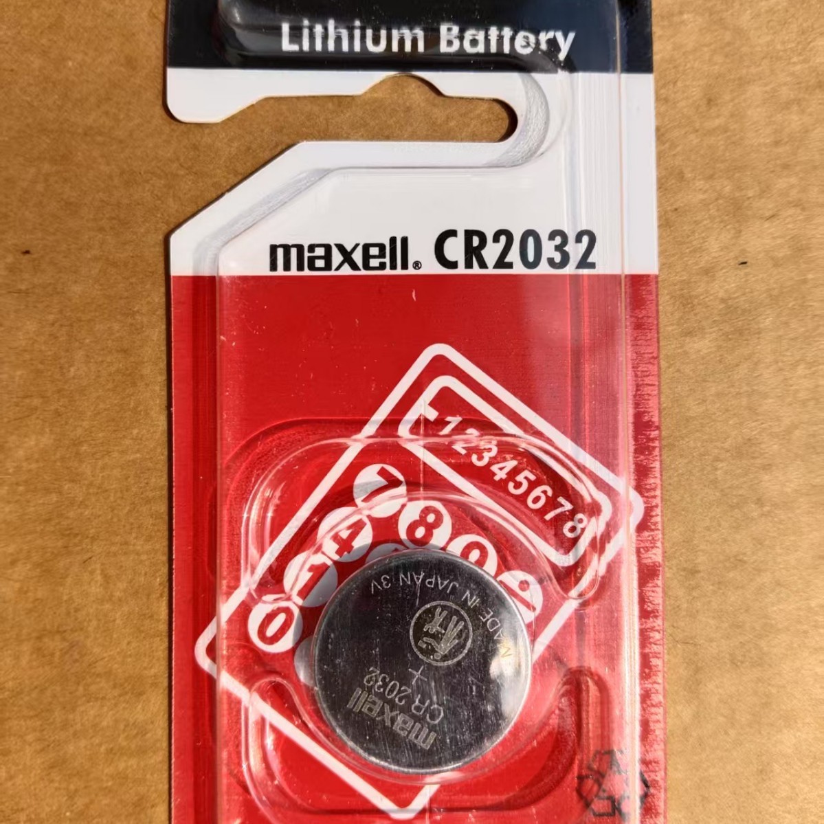 Maxell万盛CR2032CR2025CR2016CR1632CR1620CR1616CR1220锂电池