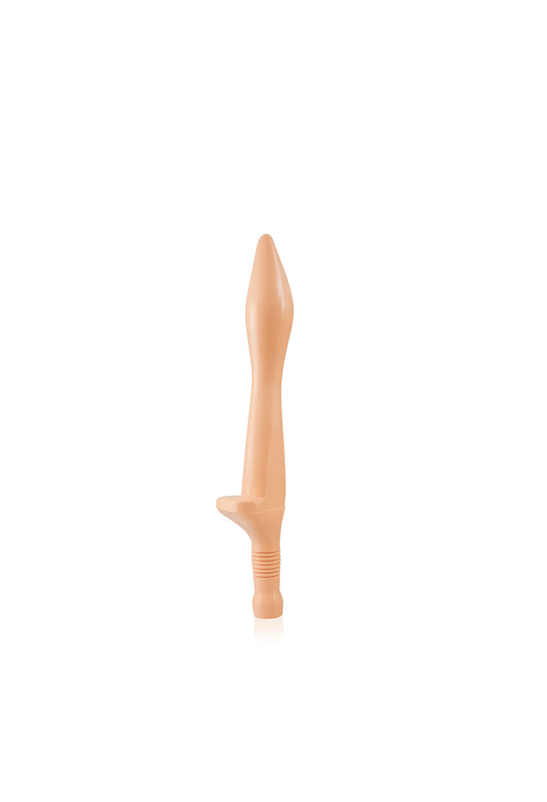 Ultra-Realistic Anal Plug with Suction Cup, Black PVC Backdoor Toy — detail image 3