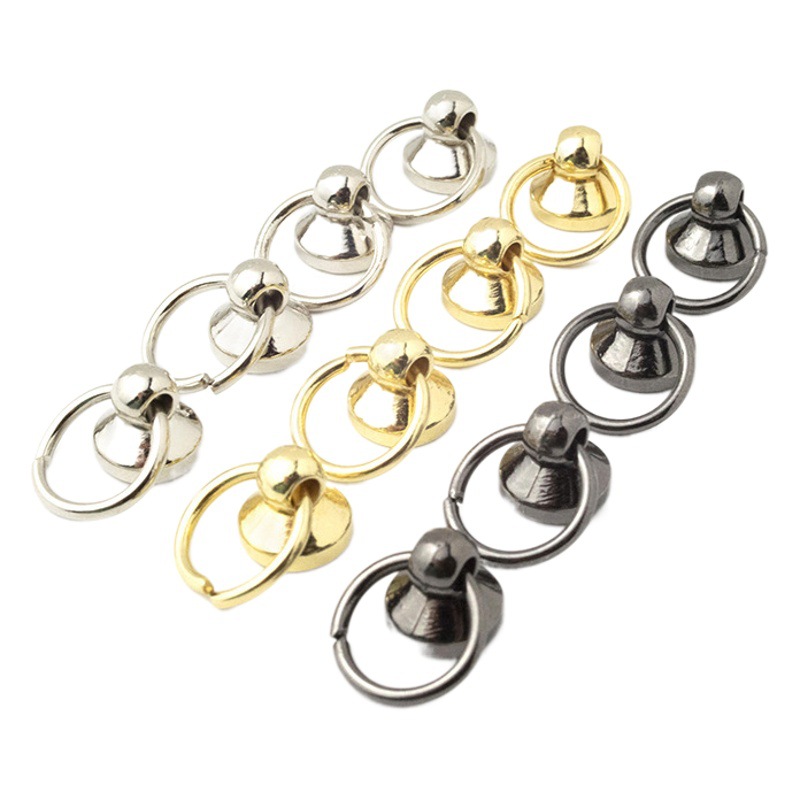Venta al por mayor con anillo Heshang cabeza pezón uñas teléfono móvil accesorios decorativos con anillo colgante Heshang cabeza tornillo pezón clavo image 1