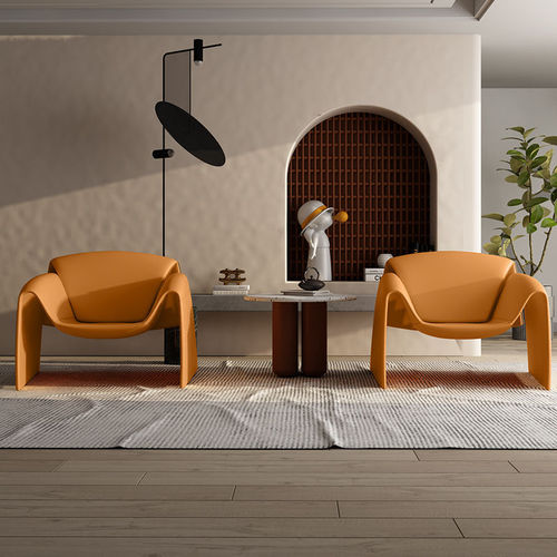 w! Crab internet celebrity single chair living room modern light luxury bedroom chair balcony home casual Italian style special-shaped single sofa