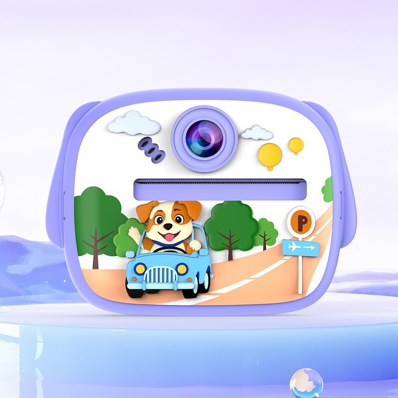 Nueva cámara de impresión Cámara digital para niños Polaroid lindo juguete de dibujos animados mini cámara de impresión HD