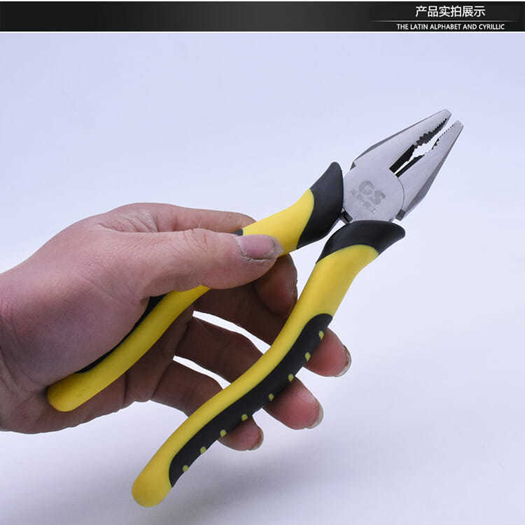 Herramientas de hardware de reparación de motocicletas eléctricas electricista tijeras especiales Alicates de alambre alicates planos de línea discontinua de 8 pulgadas