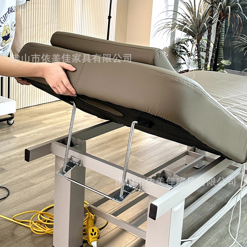 Cama de belleza, sala de belleza, cama de masaje plegable, cama de masaje, cama de moxibustión doméstica, cama de fisioterapia, superficie de cama de calentamiento bordada, cama de belleza