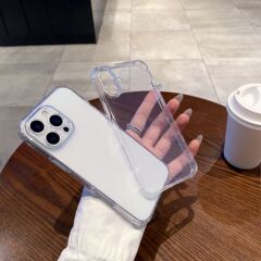 Apple iphone15promax 透明携帯電話ケース 12/13/14 落下防止ケース四隅エアバッグソフトシェル卸売