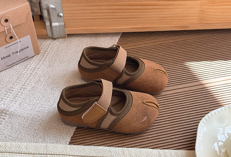 Sapatos de pele para menina estilo princesa coreano macios_voghion.com