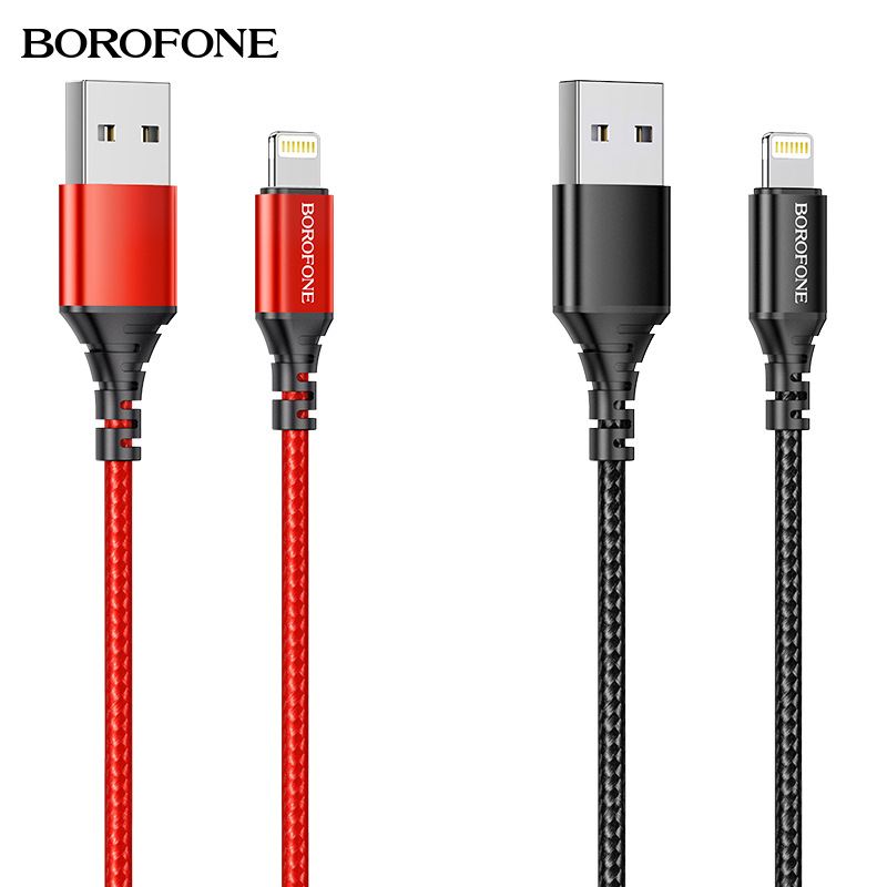 BOROFONE BX54 尼龙编织数据线适用苹果安卓micro usb充电线typec