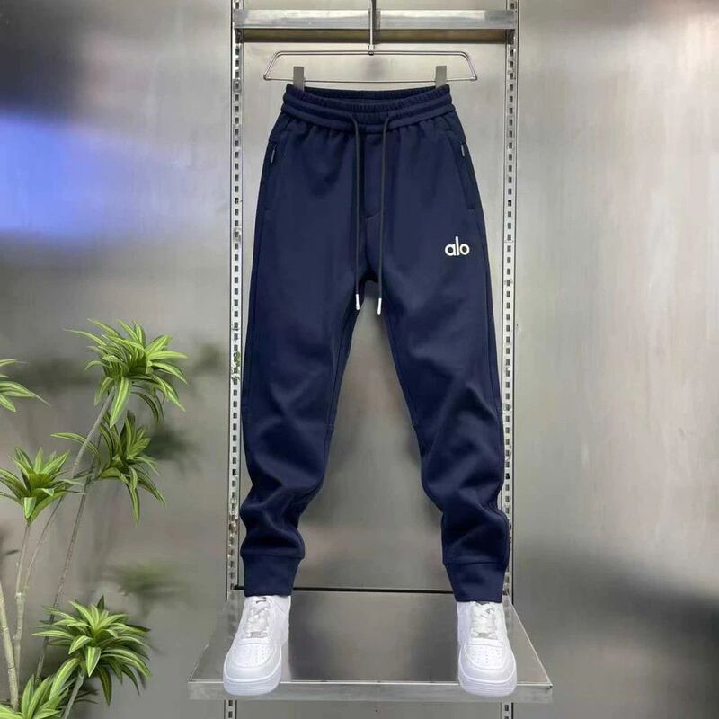 秋季新款时尚男士纯色轻奢休闲裤休闲百搭运动卫裤潮流宽松束脚款|undefined