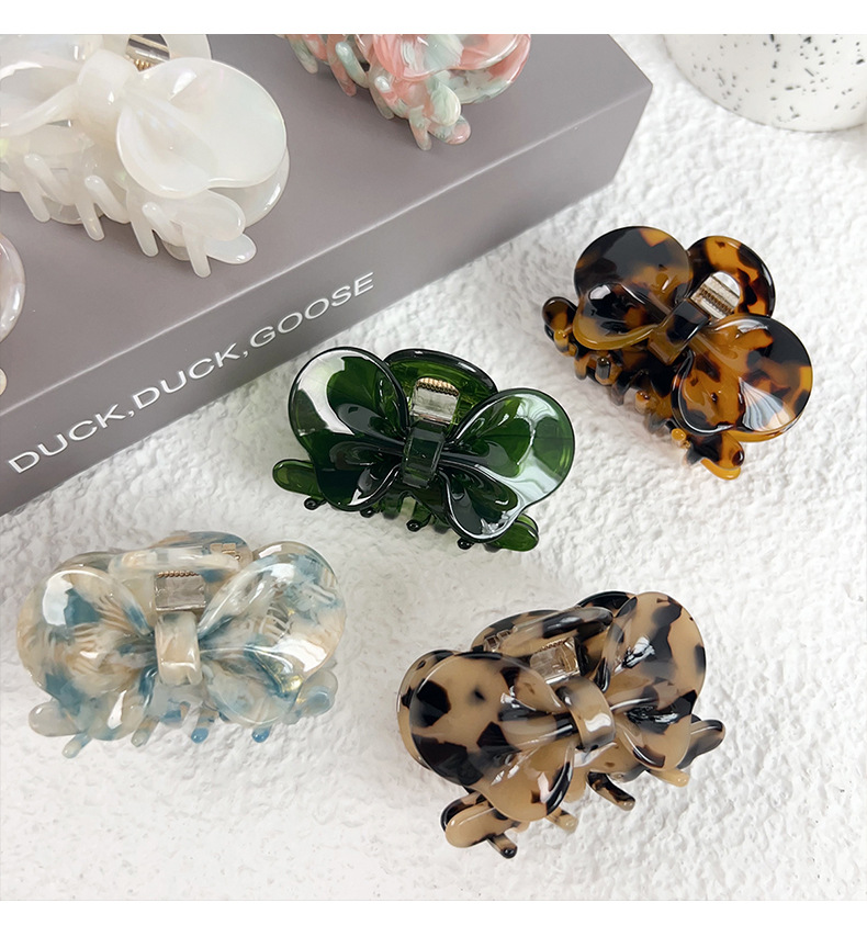 Vrouwelijk Heerlijk Buigen Azijnzuur Plaat Klauw Haarspeld display picture 1