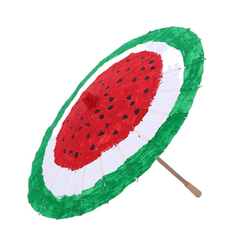 (2개) 종이 우산 그림 우산 유치원 어린이 손으로 그린 ????우산 낙서 우산 빈 우산 하얀 우산