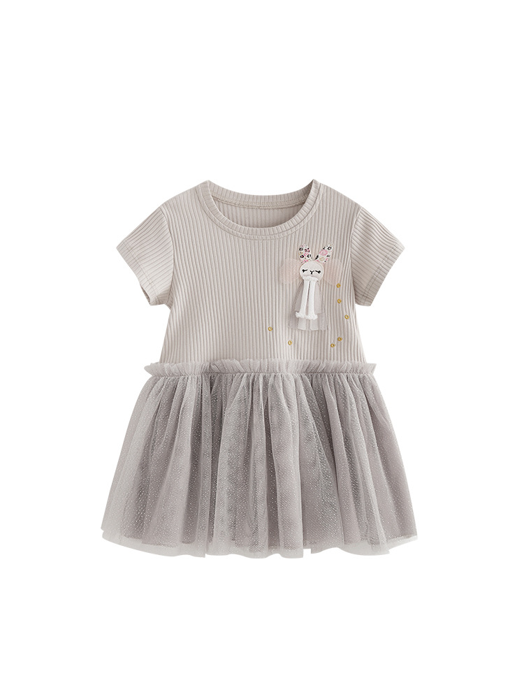 Malwee transfronterizo vestido de niña de verano nuevo lindo vestido de niña europea y americana vestido de princesa para niños