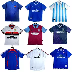 Vintage Arsenal France Germany Chelsea AC Italy Home Away Football Jersey Short Sleeve T-shirt