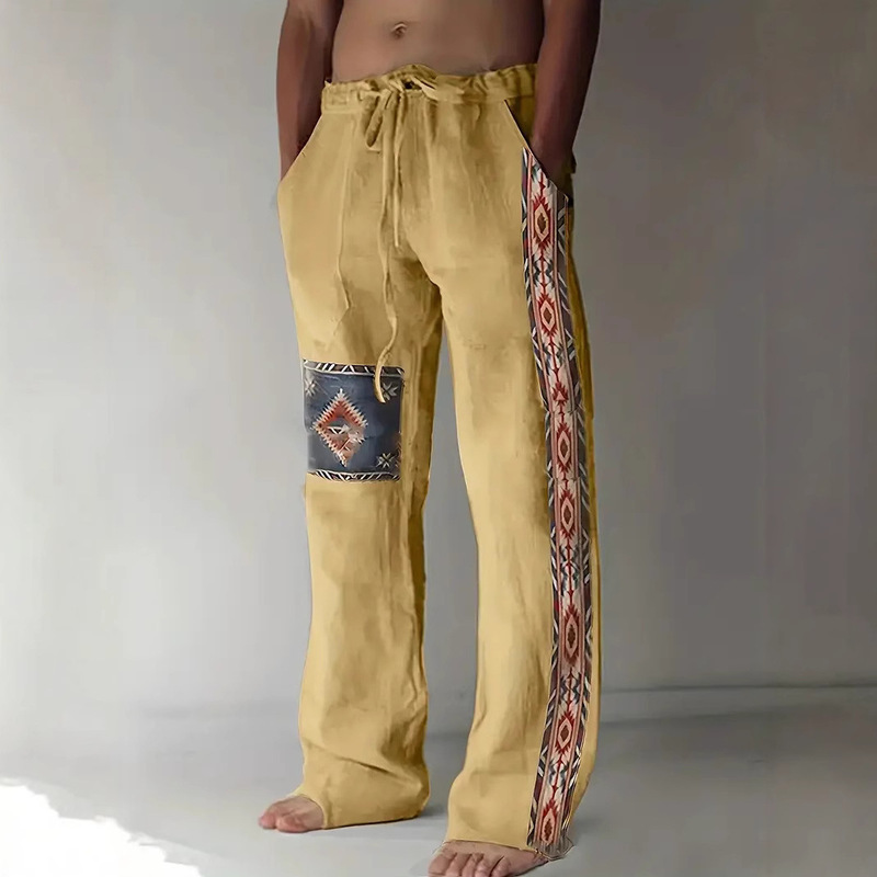 2025 New Cross-border Trousers Men's Casual Pants Y2k Pants Men's Sports Pants Hooded Straight Pants