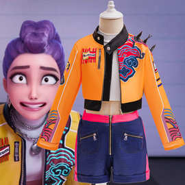 童装猎魔女团鲁米cos服明星动漫长袖三件套舞台演出服套装