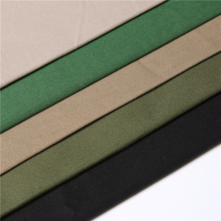 100% algodón de alta calidad ropa de trabajo de tela uniforme de color sólido tela de alta densidad impermeable