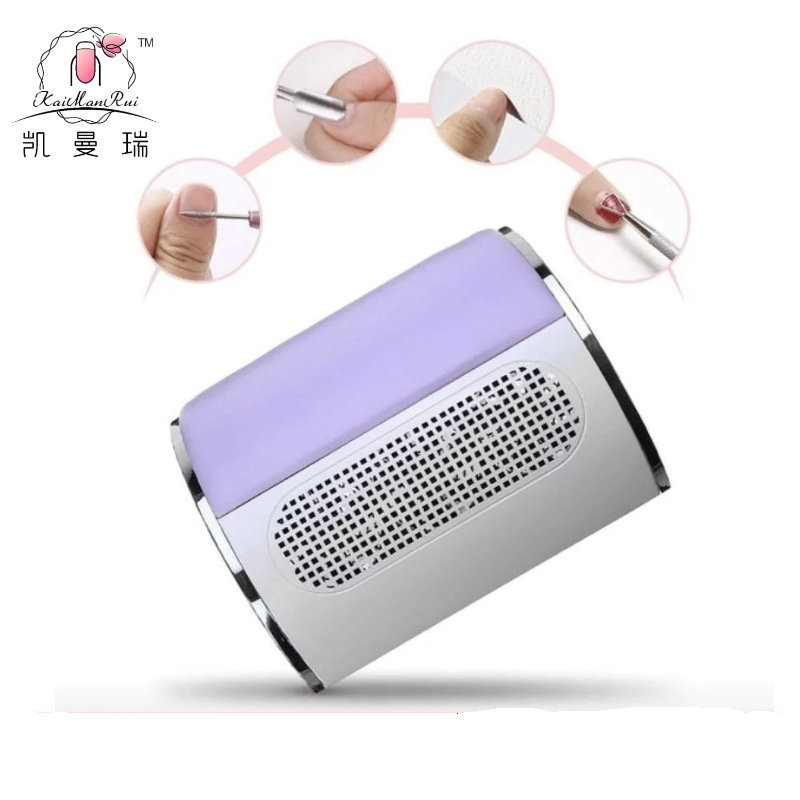 Transfronterizo de tres hojas ventilador de uñas colector de polvo 40W herramientas de uñas aspiradora de escritorio fábrica de polvo de uñas al por mayor