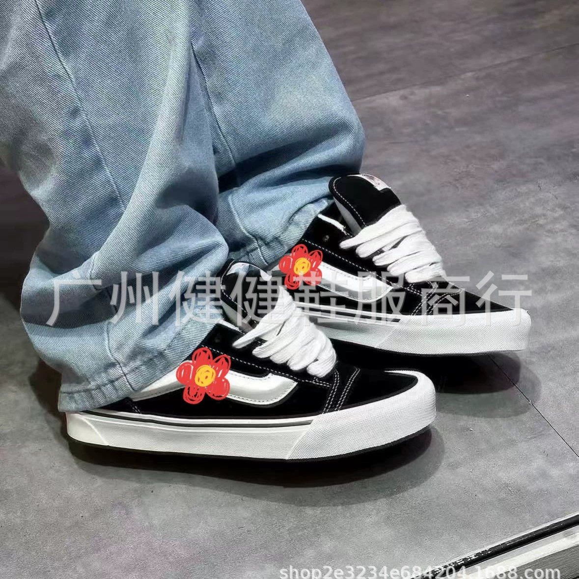 Высококачественные черно-белые кроссовки, милые, повседневные, ретро, мужские и женские, на толстой подошве, увеличивающие рост.