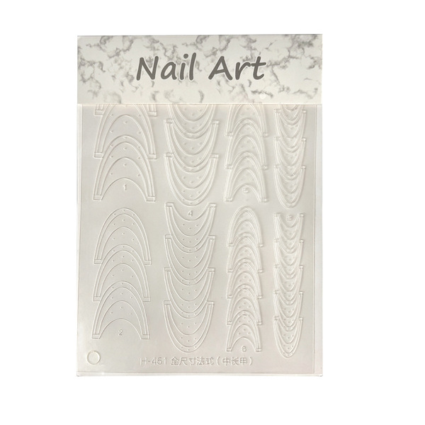 Transparent nail stickers