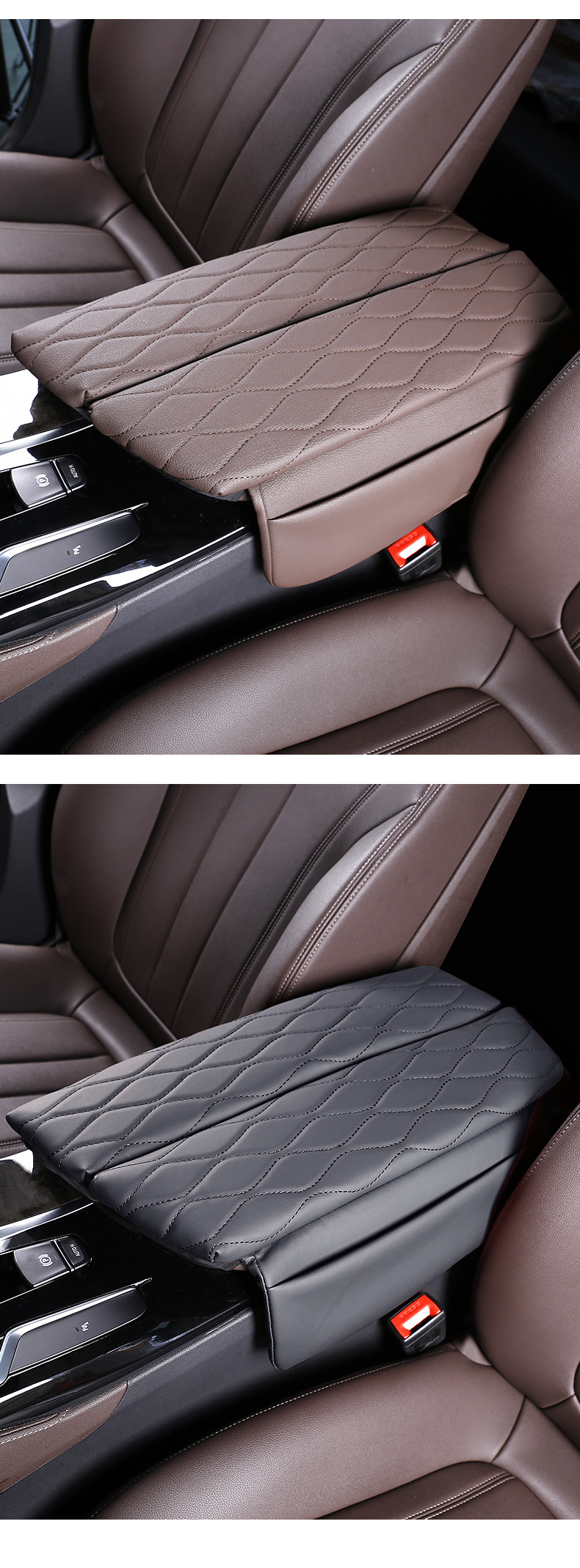 Suitable for 18-23 Bmw 5 Series 6Gt Armrest Box Pad Heightening Central Box Storage Heightening Pad Cover Modification Supplies