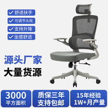 人体工学椅舒适护腰电脑椅可升降可躺老板椅办公座椅电竞椅
