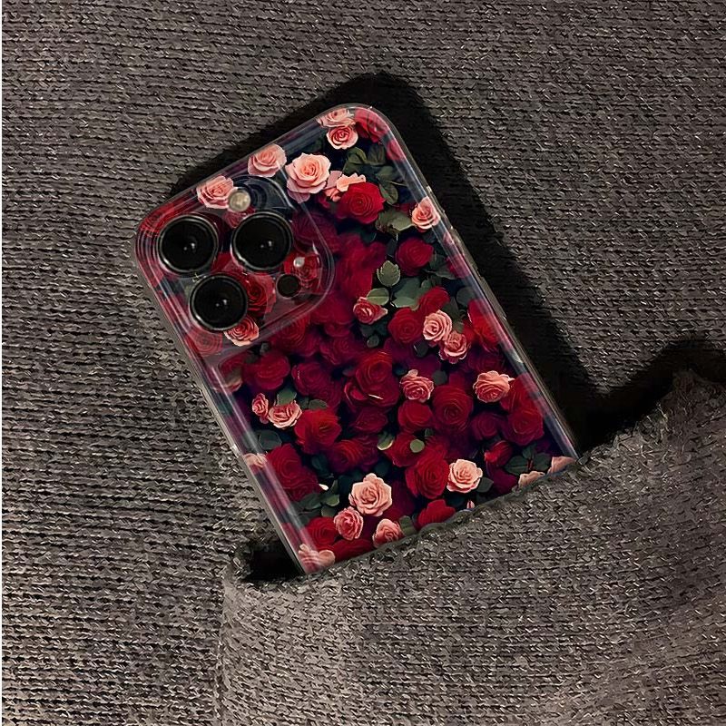 Funda protectora para iPhone 16 15 14 13 12 11 Pro Promax Plus Rose Group para iPhone 15 Promax Apple 16 Dibujos animados 14 Tendencia 13 Anticaída 11_voghion.com