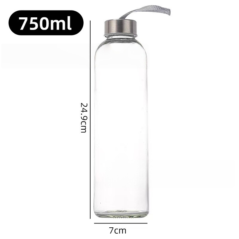 Steel belt stainless steel, cover, 750 ml