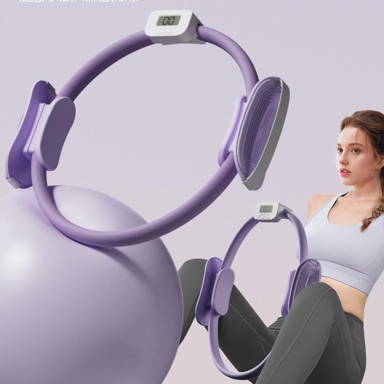 Universal Counting Resistance Loop Set for Legs and Arms, Resistance Magic Circle for Exercise, Yoga Auxiliary Hip Circle