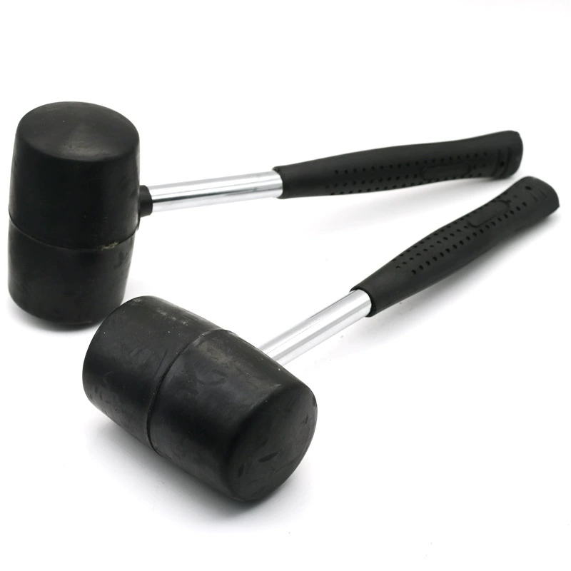 Стальной трубный ручка резиновый молоток напольная плитка установка молоток мебель поддержка подарок молоток резиновый молоток без эластичной резиновой рукоятки