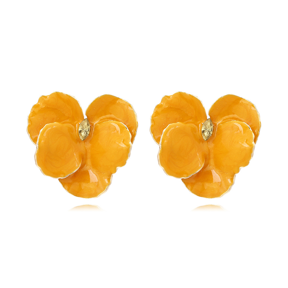 yellow earrings