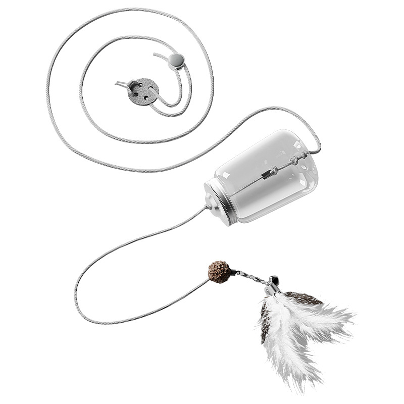 Juguetes educativos para gatos Bola de comida filtrada liofilizada artefacto para aliviar el aburrimiento