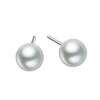 Accessory, hypoallergenic earrings from pearl, wholesale, simple and elegant design, Japanese and Korean