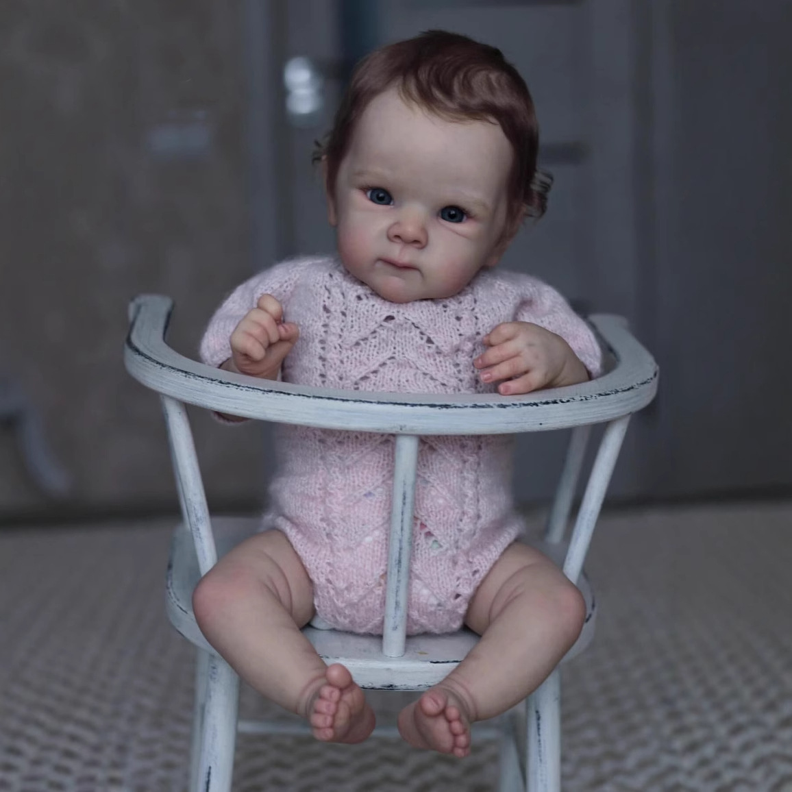 Entrega de una sola pieza de la oferta transfronteriza de la muñeca del bebé de la simulación 19-inch