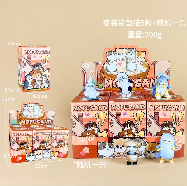 6 models of Translator Shark Cat [Blind Box + Display Box]