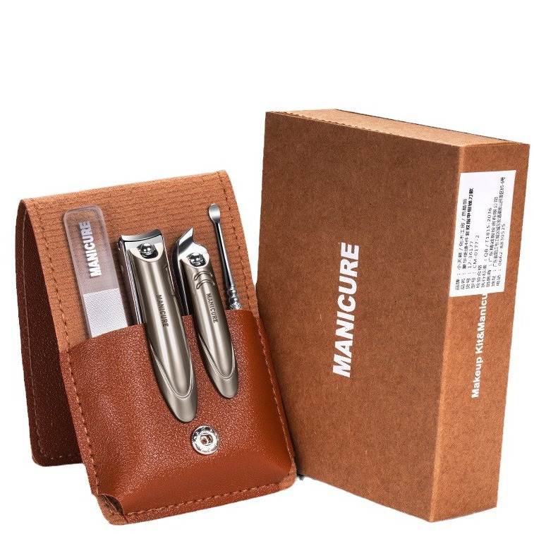 Kit de cortadores de uñas de piel muerta Kit de cortador de uñas para el hogar un solo pedicura pinzas de uñas empujar regalos para cejas y orejas cucharas