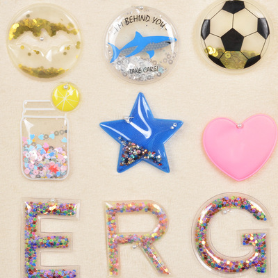 高周波電壓標亮片充氣標PVC氣囊 印刷氣泡標羽絨吊牌多款形狀尺寸