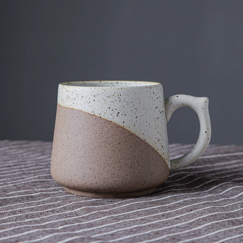 Alien ceramic cup high -value coffee cup retro Mark cup cross -border supply irregular cup rough pottery cup