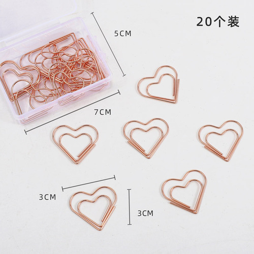 Paper clip hand-shaped flower clip love floral fixed pin flower packaging materials bouquet card holder mini pin