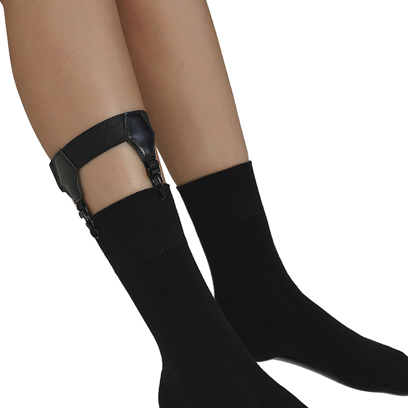 Accesorios sexuales transfronterizos al por mayor encontraron almacenamiento de calcetines antideslizantes cinturón de calcetines antideslizantes ajustable anillo de pierna JK calcetines antideslizantes calcetines antideslizantes