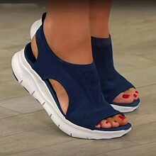 F 28302 Flyknit Thick Sole Sandals ��֯���Ů��Ь�羳��