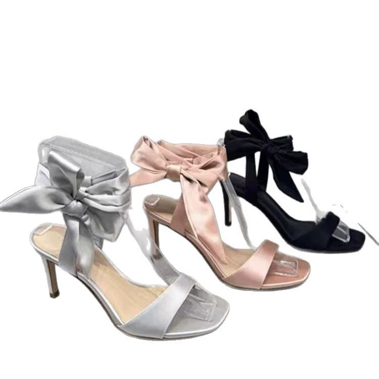 Summer belt with bow, sandals with a strap, 2025 years
