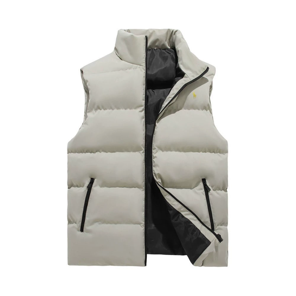 Demi-season keep warm windproof vest for leisure, down jacket