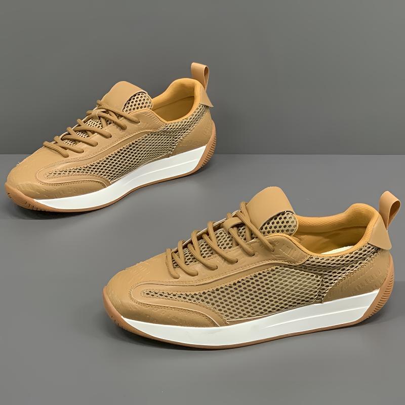 Nuevos zapatos casuales de malla transpirable, zapatos Forrest Gump para hombres, zapatos deportivos, cuatro estaciones, zapatos de hombre para estudiantes de todo fósforo, zapatos de entrenamiento alemanes