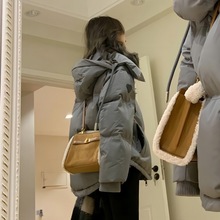 2025年新款女冬棉衣韩版百搭外套宽松加厚羽绒棉服时尚爆款棉袄潮