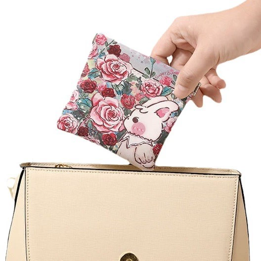 Organizer bag, cosmetic lipstick, handheld capacious small glasses